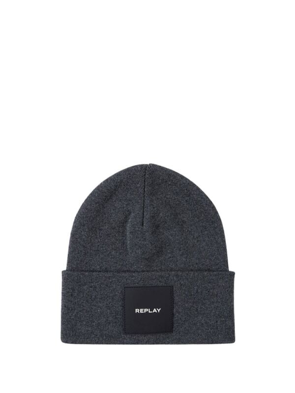 REPLAY Beanie Berretto Darkblue Blu Scuro - Cappello Unisex Originale