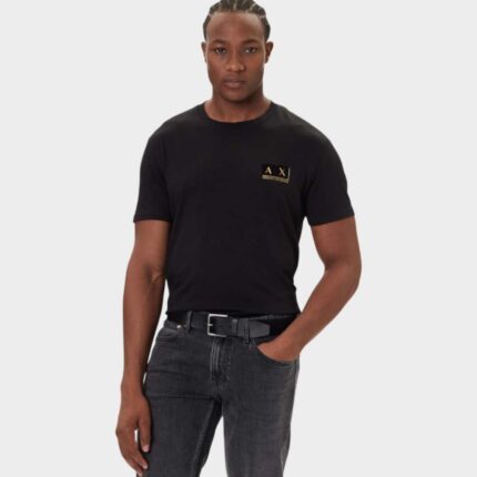 Armani Exchange - Crna muška majica