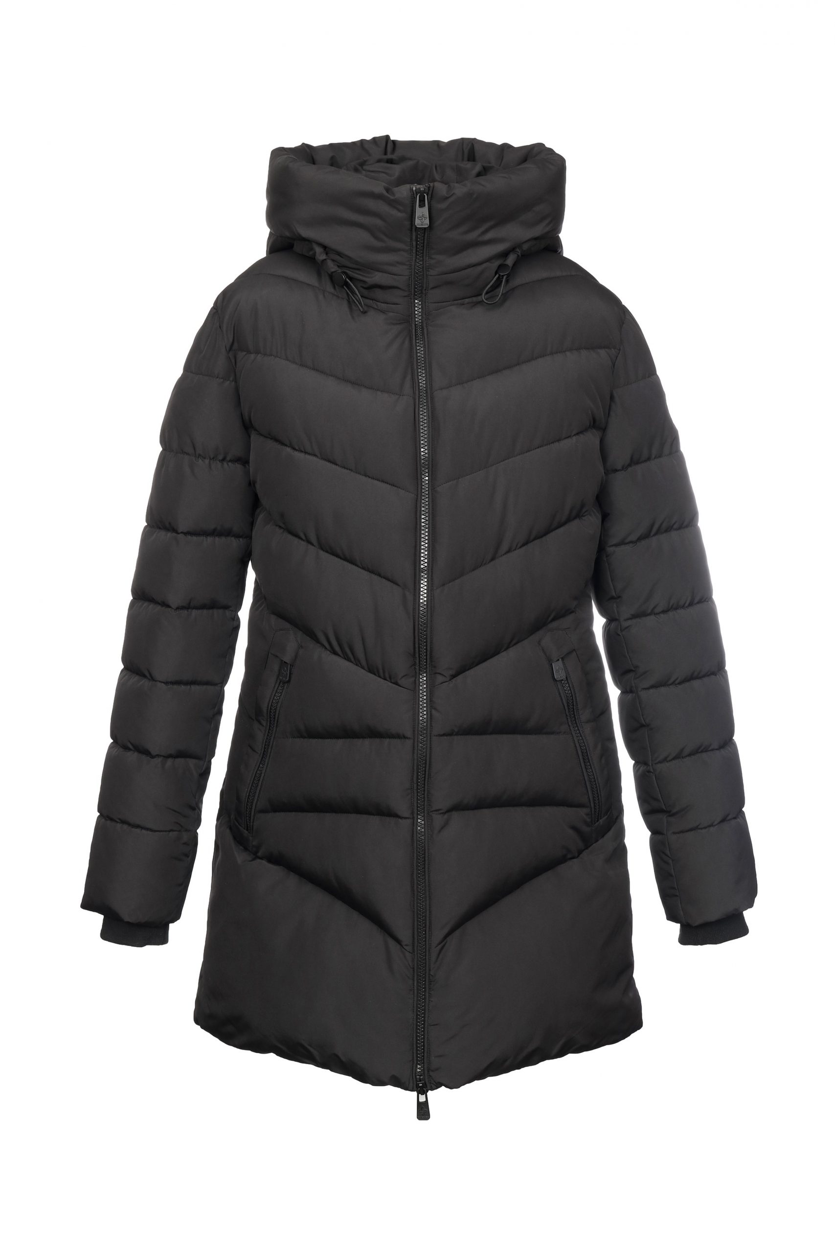 Scarlet-Black-front-IMG-6818-zenske-jakne-invento-zenska-zimska-jakna-scaled