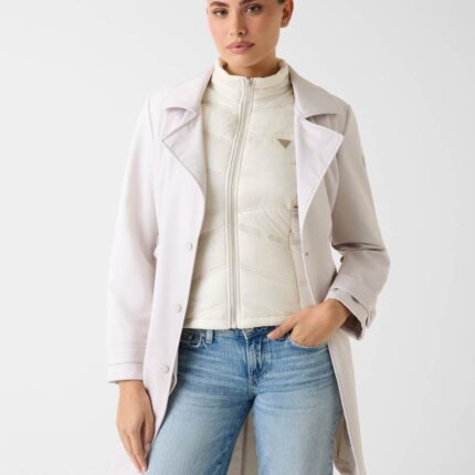 Guess - Beli ženski mantil sa prslukom