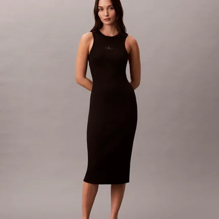 Calvin Klein - Midi crna haljina