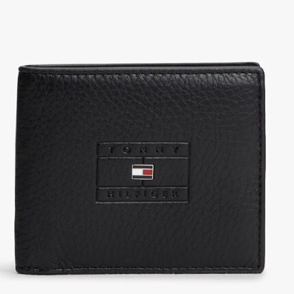 Tommy Hilfiger - Crni kožni muški novčanik