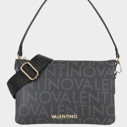 Valentino – Crna ženska monogram torbica