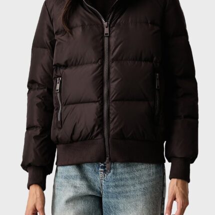 Armani Exchange - Puffer ženska braon jakna