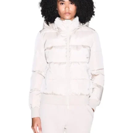 Armani Exchange - Puffer ženska bež jakna