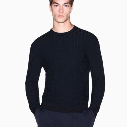 Armani Exchange – Teget muški džemper