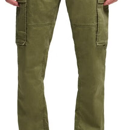 Superdry Slim Taper muške cargo pantalone – zelene